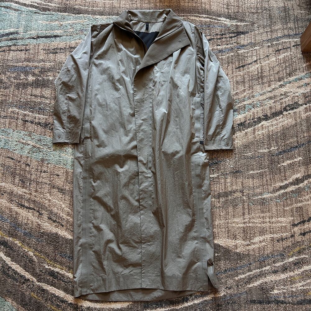 Women's Lululemon Lab Nomad Gray Moraine Windbreaker Parka Coat Jacket Sz Small